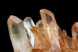 Tangerine Quartz Crystal Cluster - Madagascar #58841-3